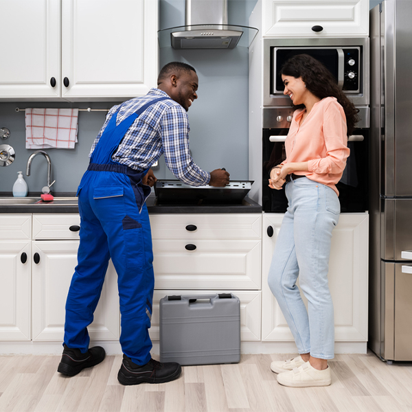 can you provide an estimate for cooktop repair before beginning any work in Plum City